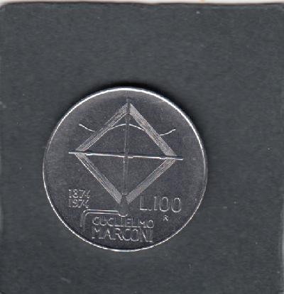 Beschrijving: 100 Lire  MARCONI